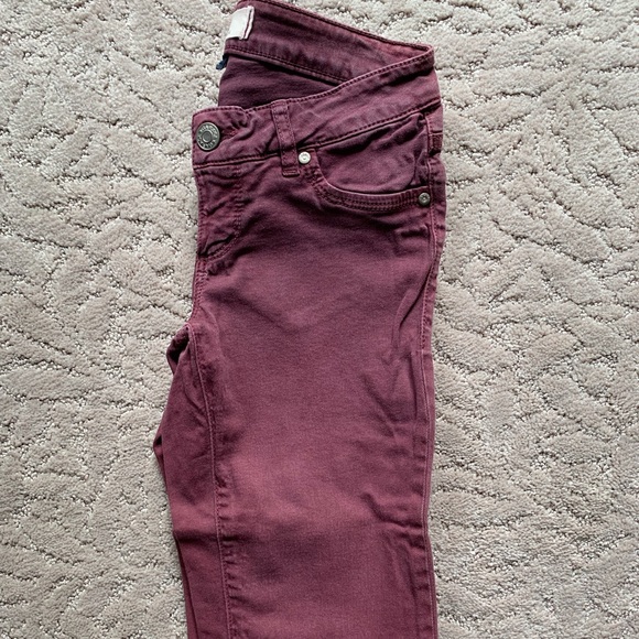 Maroon Jeggings - Picture 2 of 2